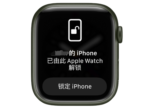 淅川苹果手机维修分享用 AppleWatch 解锁配备面容 ID 的 iPhone方法 