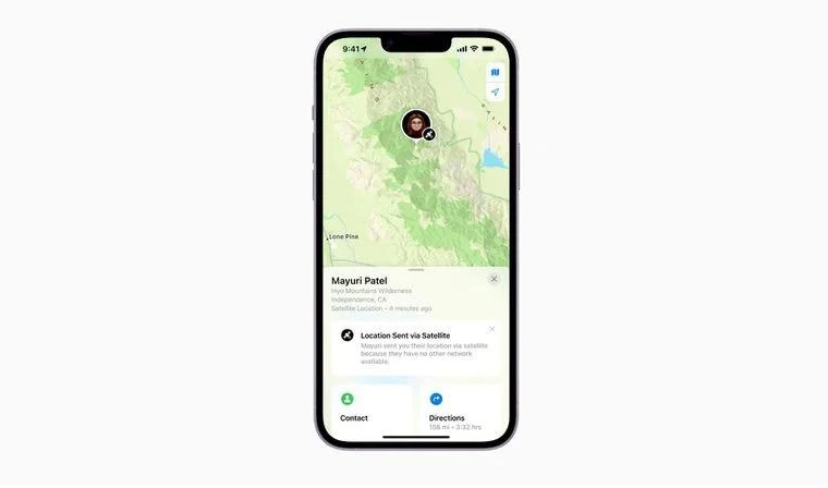 淅川苹果14维修分享iPhone14系列中 FindMy功能通过卫星分享位置方法教程 